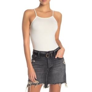 LITTLE BLACK BODYSUIT High Neck Cami Bodysuit